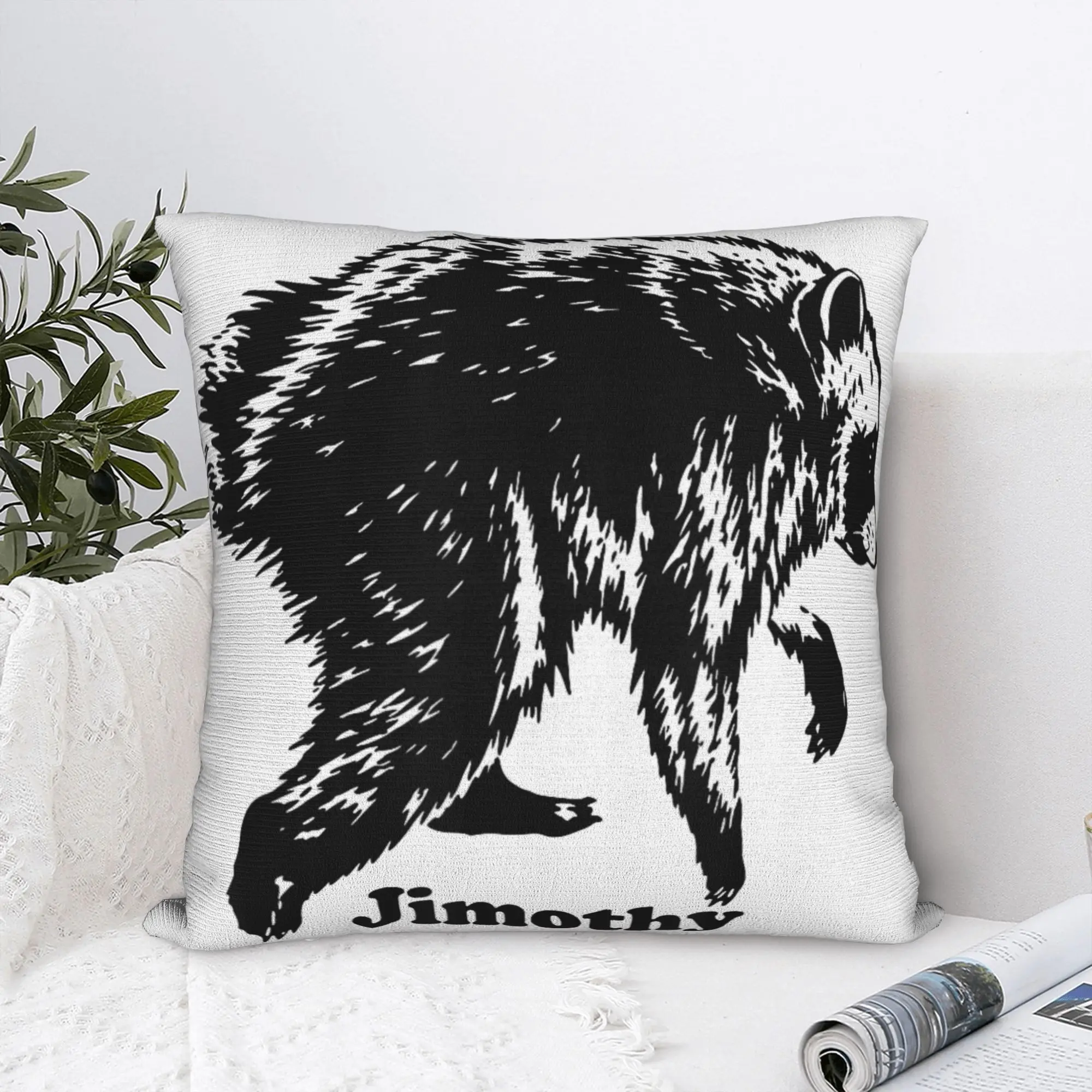 Jimothy Viral Raccoon Funny Trash Panda Wildlife Pillow Case  Fashion Pillow Cover Custom Pillowcases For Sofa Home Decor
