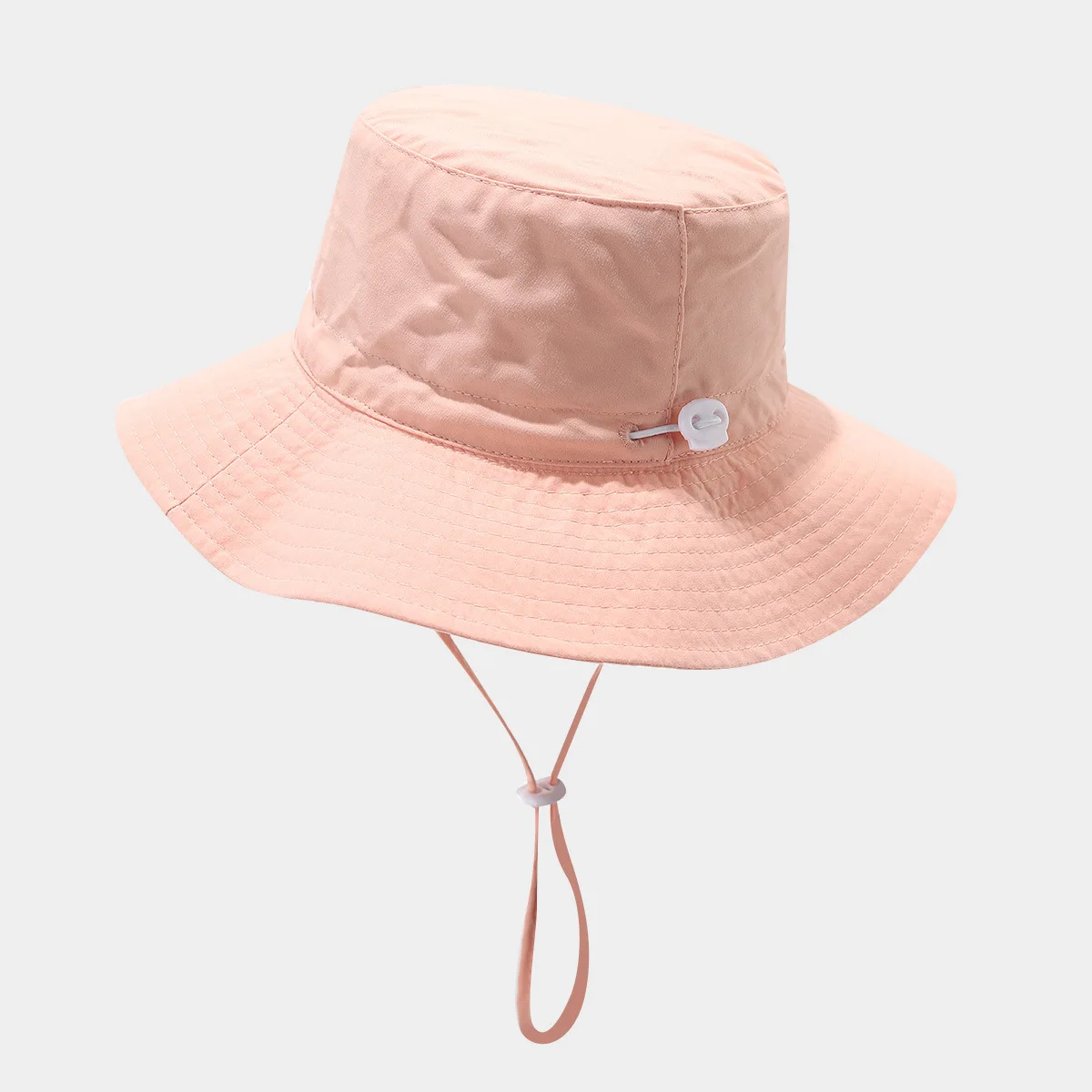 Custom Cotton Bucket Hat Outdoor Sport Solid Color Matching Rope Fisherman Hat For Men And Wome