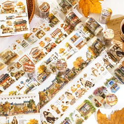 60mm*2m Urban Landscape PET Tapes DIY Scrapbooking Decor Photo Album Collage Journalling Materials Aesthetics Stickers