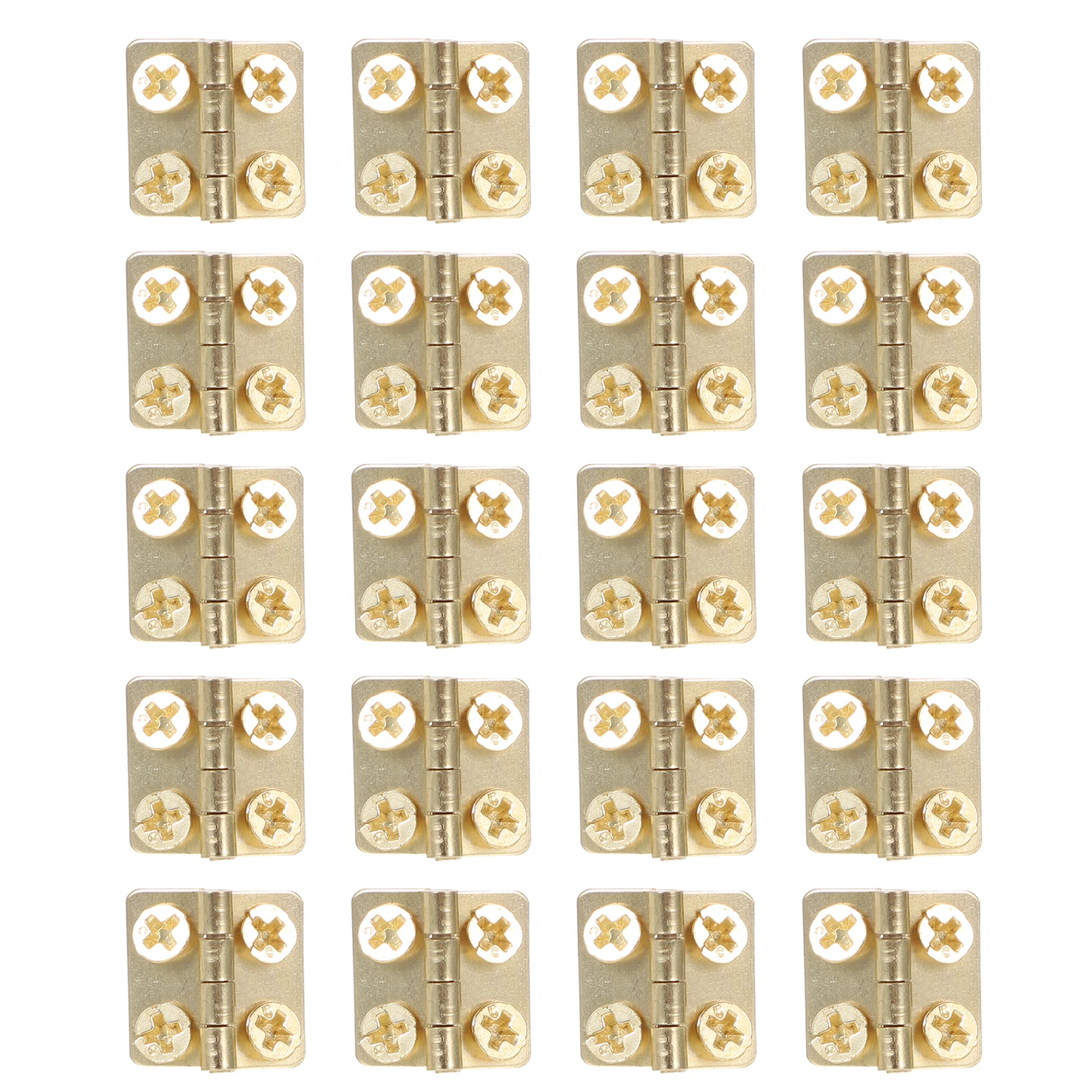 

Mini Hinge 1.2inch Iron Hinges for H made Crafts Jewelry Box Chest DIY Cabinet Furniture Hardware Connectors Small