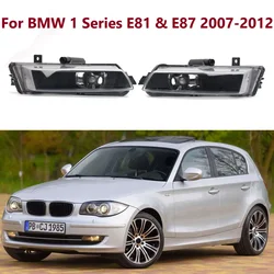 Left & Right Car Front Bumper Fog Light Lamp Housing Without Bulbs For BMW 1 Series E81 E87 2007-2012 63177181287 63177181288