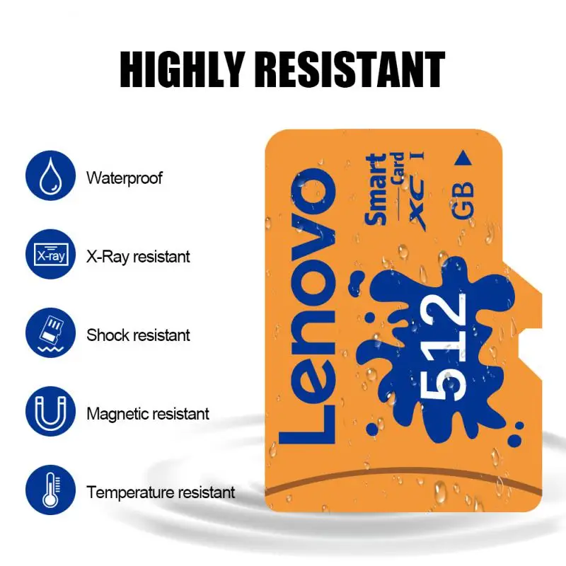 Lenovo 2TB Memory Card 128GB Class 10 V30 TF Card 1TB SD Card 256GB 512GB High Speed Micro TF SD CardFor Nintendo Switch Laptop