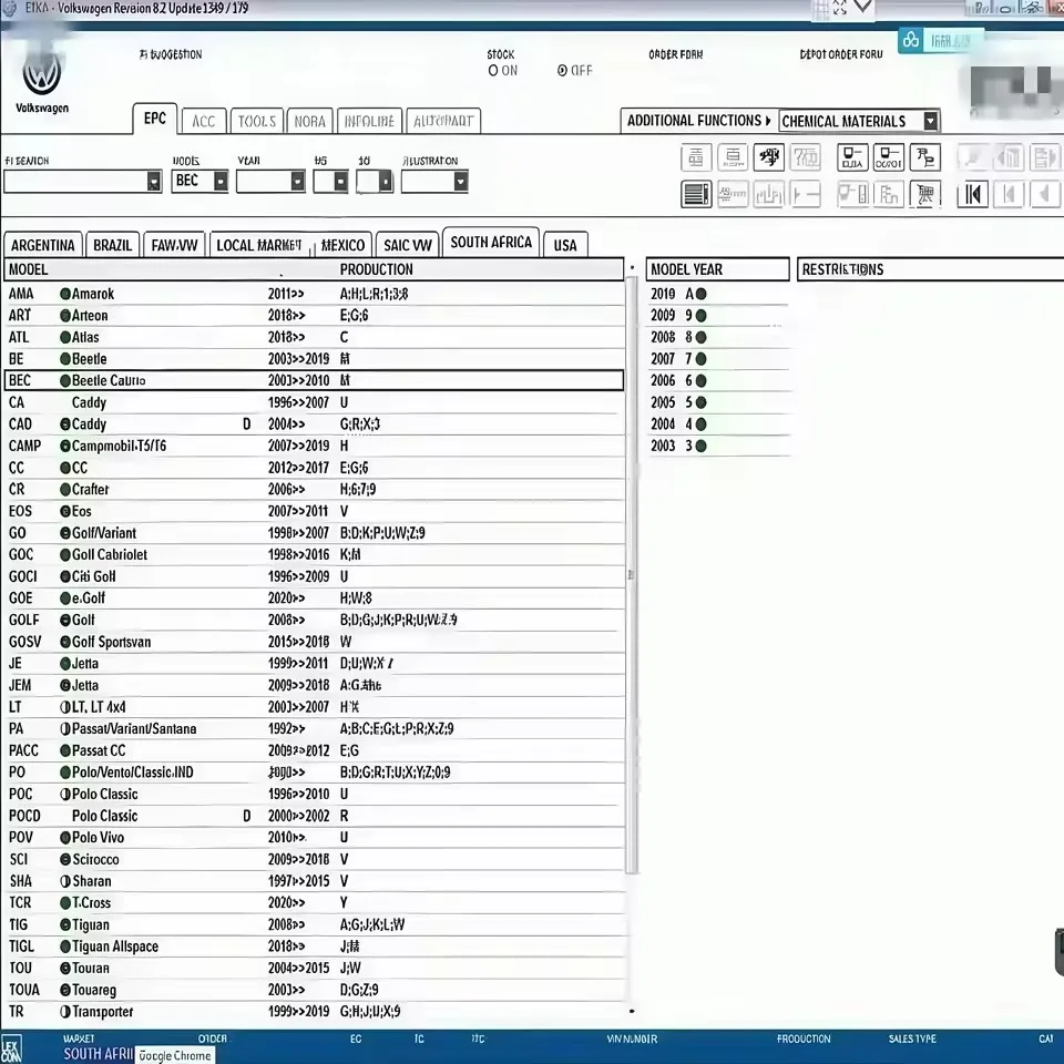 

ETKA 8.3 + ELSAWIN 6.0 Latest Vehicle Maintenance Software | Electronic Parts Catalog for VW/AUDI/SEAT/SKODA