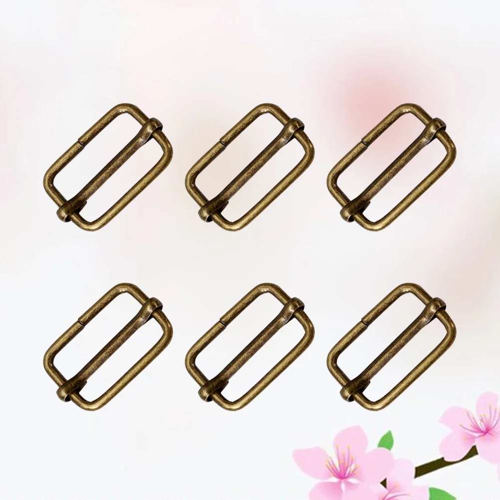 

100 PCS Belt with Buckle Hooks Buckles Suitcase The Tote Bag Straps Slide Roller Pin Metal Rail