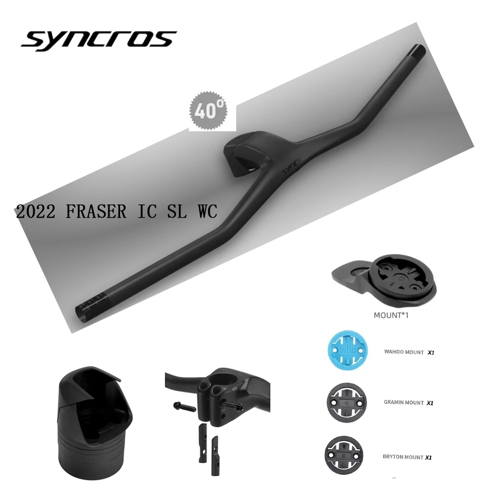 

SYNCROS New FRASER IC SL WC For Sparks Frame -40degrees Full Carbon Fibre Integrated Cockpit MTB Handlebar,Bike Accessories