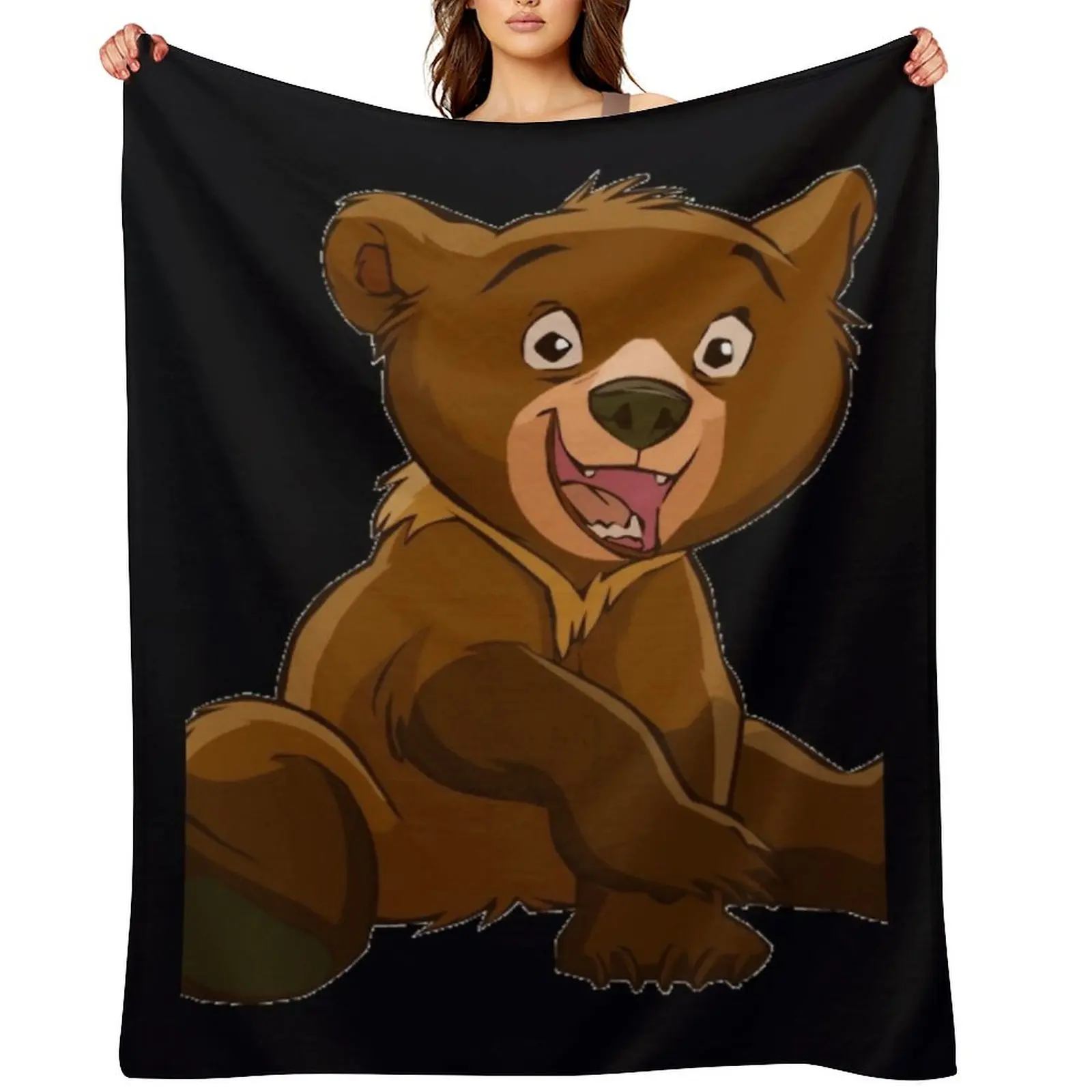 

Koda Brother Bear \t \t Throw Blanket manga Hair Soft Soft Beds Blankets