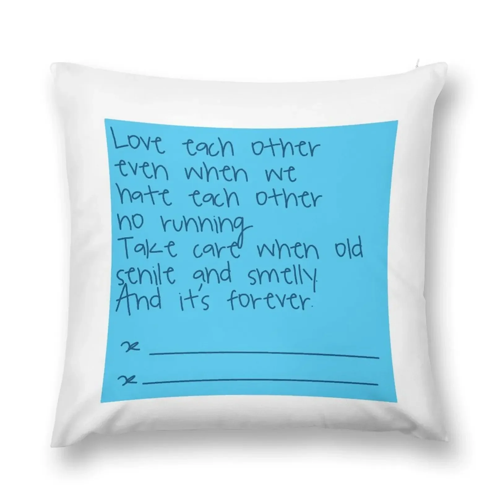 Grey's Anatomy - sign your own post it marriage Throw Pillow Sofa Cushions Cushions For Decorative Sofa pillow