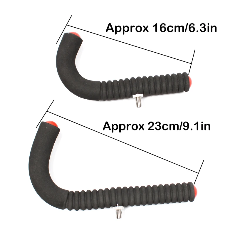 1 Pieces Ripple EVA Feeder Rod Rest 16cm/23cm Carp Fishing Tool Equipped With 3/8″ BSF Thread Stable Support By Alu Alloy Core