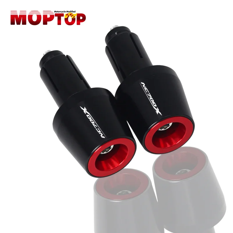 For Honda NC700X NC700S NC750X NC750S Motorcycle CNC Handlebar Grips Handle Bar Ends Cover Anti Vibration Plugs NC 700X 750X