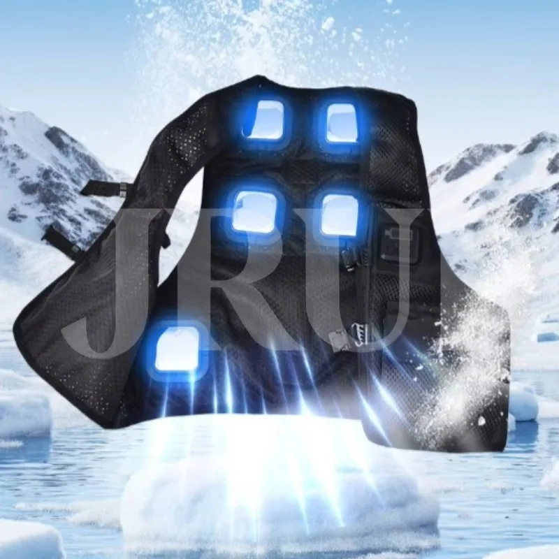 Seasonal Rechargeable Semiconductor Cooling Vest Outdoor Air Conditioning Clothing Intelligent Heating Vest