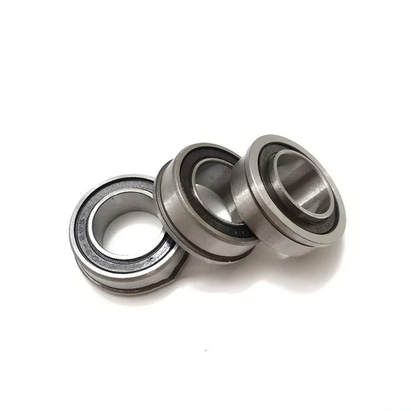 F6003-20-2RS 20x35x11 Flange Deep Groove Trolley Ball Bearing Sealed Wheelbarrow Miniature Cart Ball Bearings