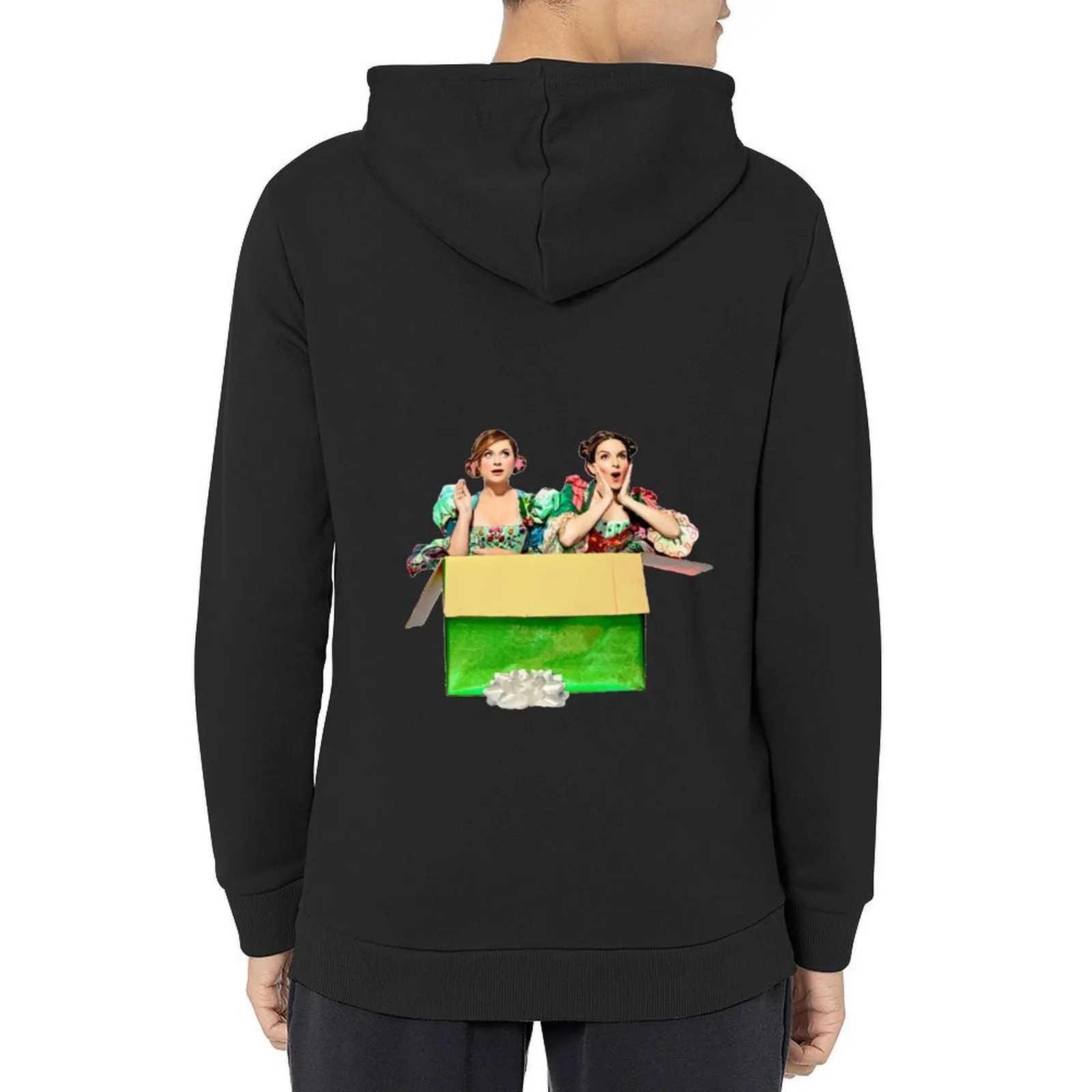 

Tina Fey & Amy Poehler - SNL Christmas Bumper Hoodie men clothes autumn men's sweat-shirt set men wear men's hoodie sweatshirt