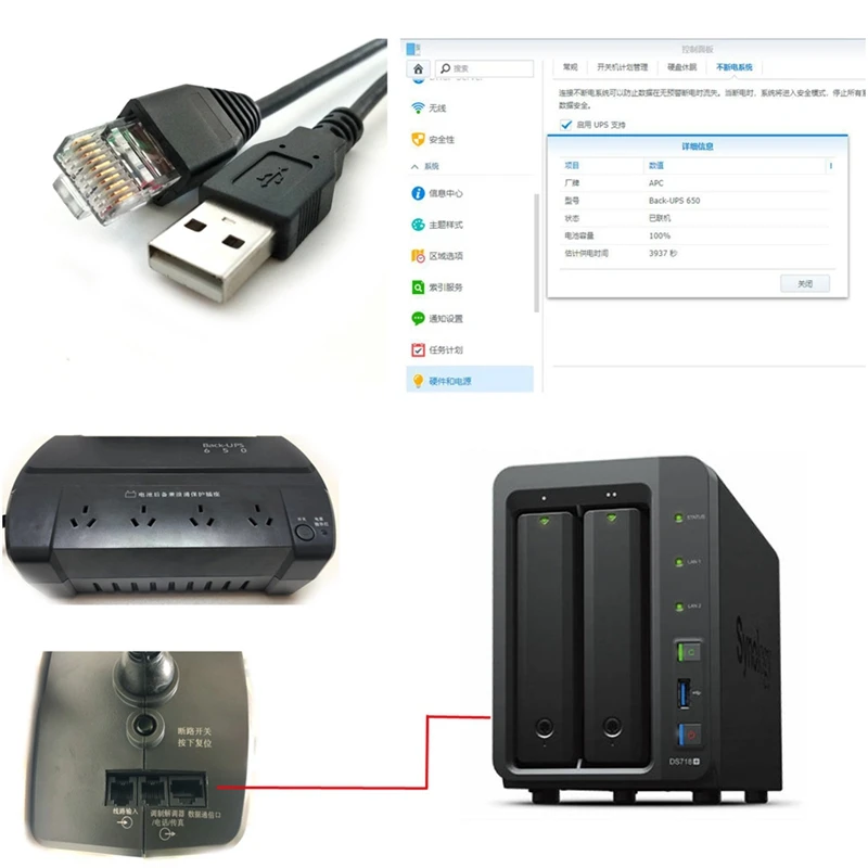 USB To RJ50 Console Cable AP9827 For APC Smart UPS 940-0127B 940-127C 940-0127E With Molded Strain Relief Boot