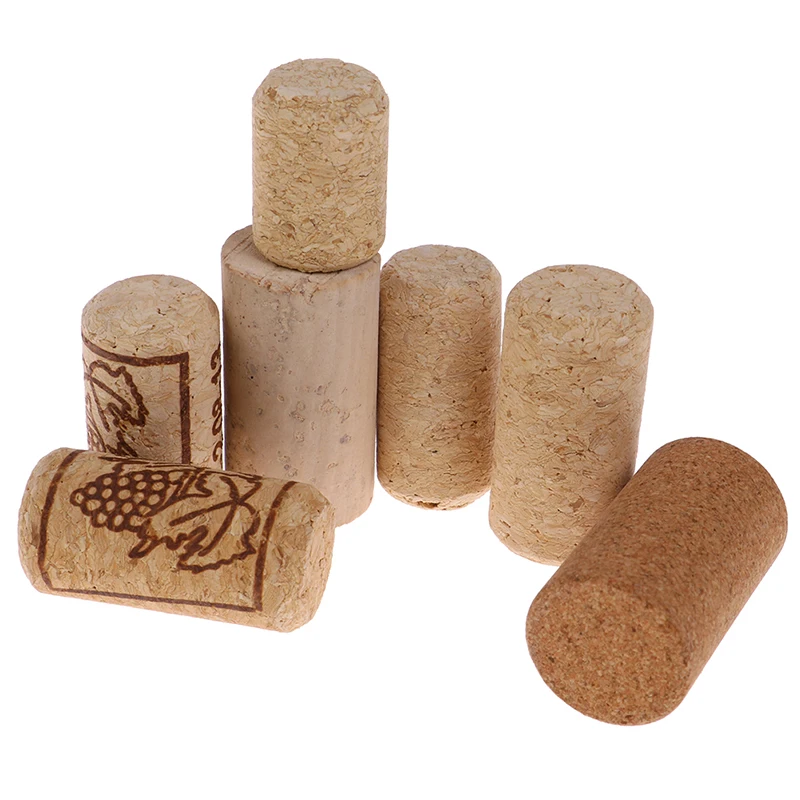 10 Pcs Wine Corks Stopper Reusable Functional Portable Sealing Wine Bottle