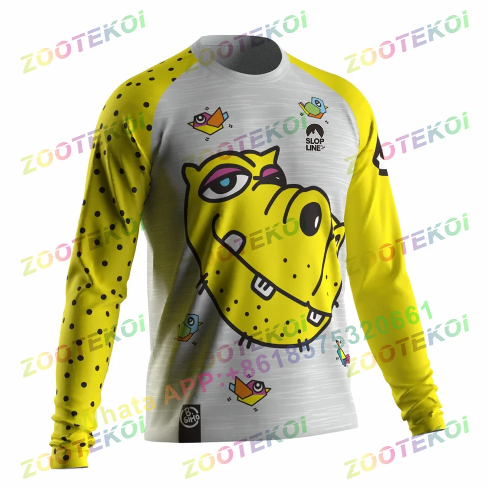 Slopline B. Simo Lange Mouwen T-shirt Motorbike Motocross Mx Dirt Bike Fietsen Dh Maillot Motorfiets Dirt Downhill Jersey