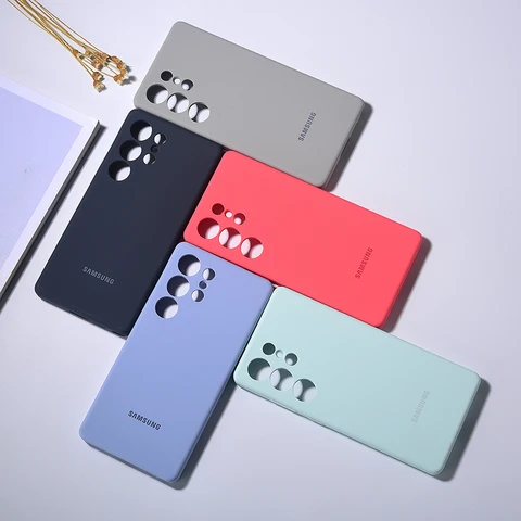 Оригинальный чехол для Samsung S25 Ultra Liquid Silicone Soft Case, полная защитная задняя крышка для телефона Galaxy S25Plus S25 + 5G