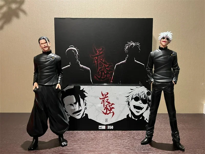 30cm Anime Jujutsu Kaisen Satoru Gojo And Geto Suguru Figurka Dekoracja Figurka Kreskówka Model Kolekcja Pvc Zabawki Prezenty