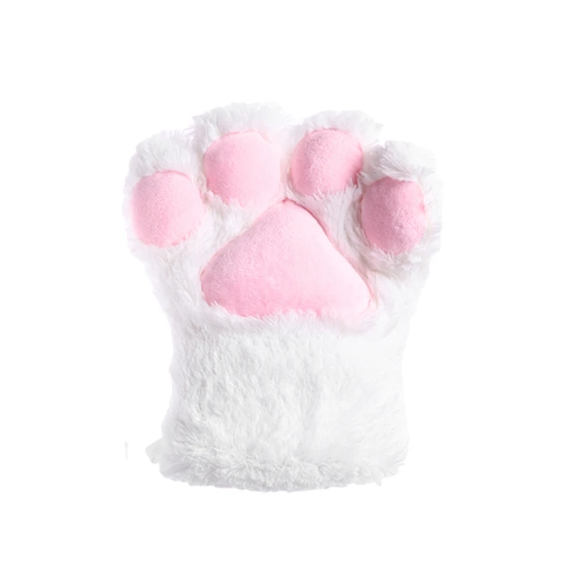 Winter Warme Handschuhe Cosplay Pfote Bär Klaue Alle Abdeckung Fäustlinge Halloween Cosplay Kostüm Zubehör für Frauen Mädchen