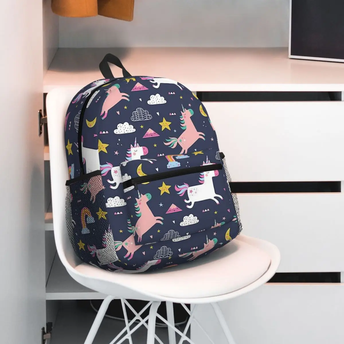 

Cartoon Unicorn Backpack Student BookBag Children School Bag Computer Shoulder Bags for Boys Girls