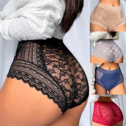 Transparent Thongs High Waist Briefs Sexy Lace Panties for Women Women's Underwear Ladies Erotic Sexy Underpants Lingerie