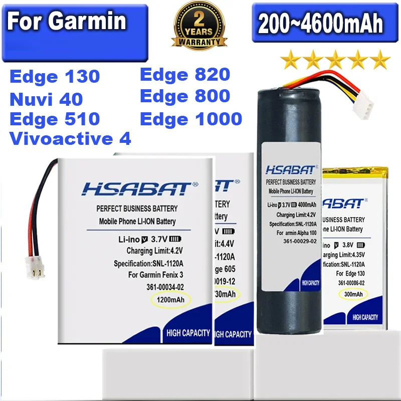بطارية للغارمين إيدج 130 820 520 20 800 810 510 1030 830 Nuvi 40 40LM 30 50 Fenix 1 2 3 5 5X 5S 6x pro Alpha 100 DC50