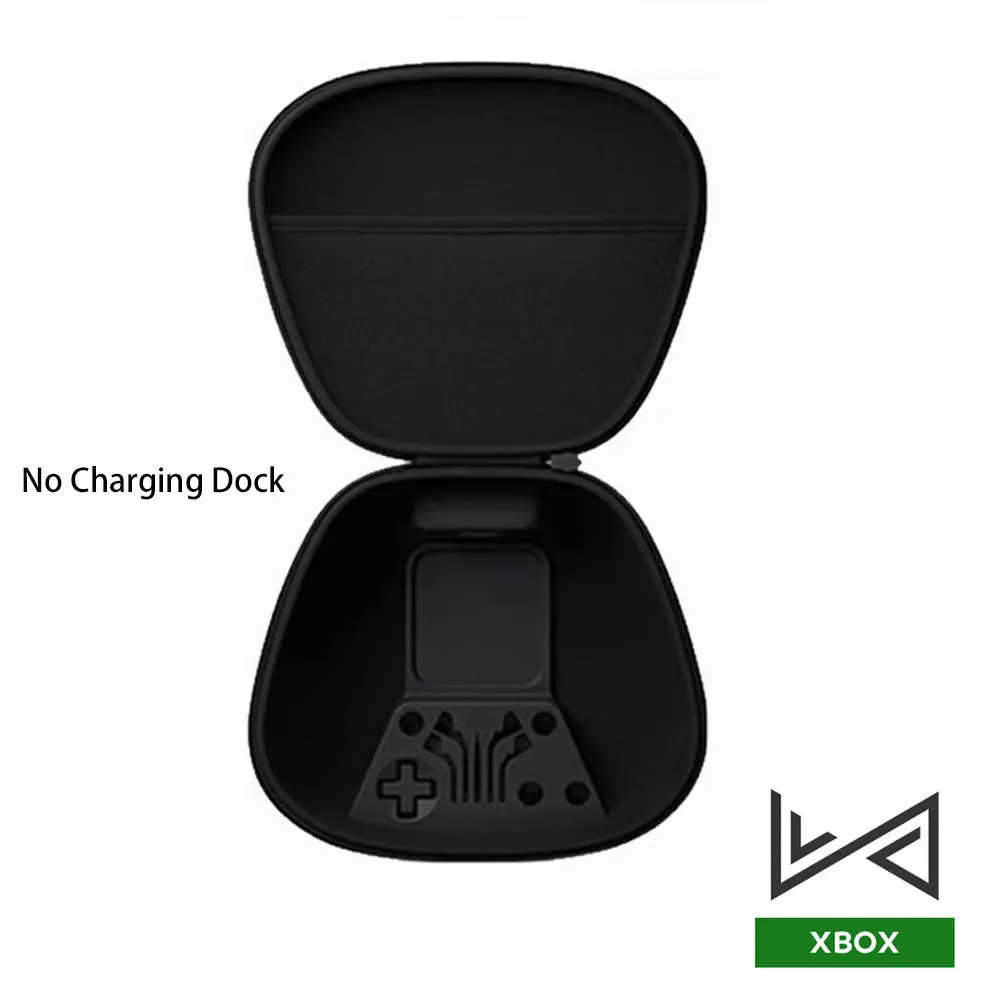 حقيبة تخزين محمولة لجهاز تحكم سلسلة Xbox Elite 2 ، حافظة واقية ، حامل شحن داخلي ، أزرار معدنية للكابل