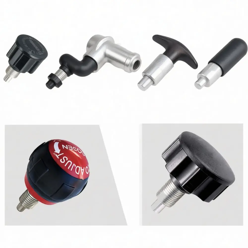 Spring Loaded Fitness Equipment Pull Pin Aluminum Alloy Adjustment Knob Professional Weight Stack Selector For Gym Machines