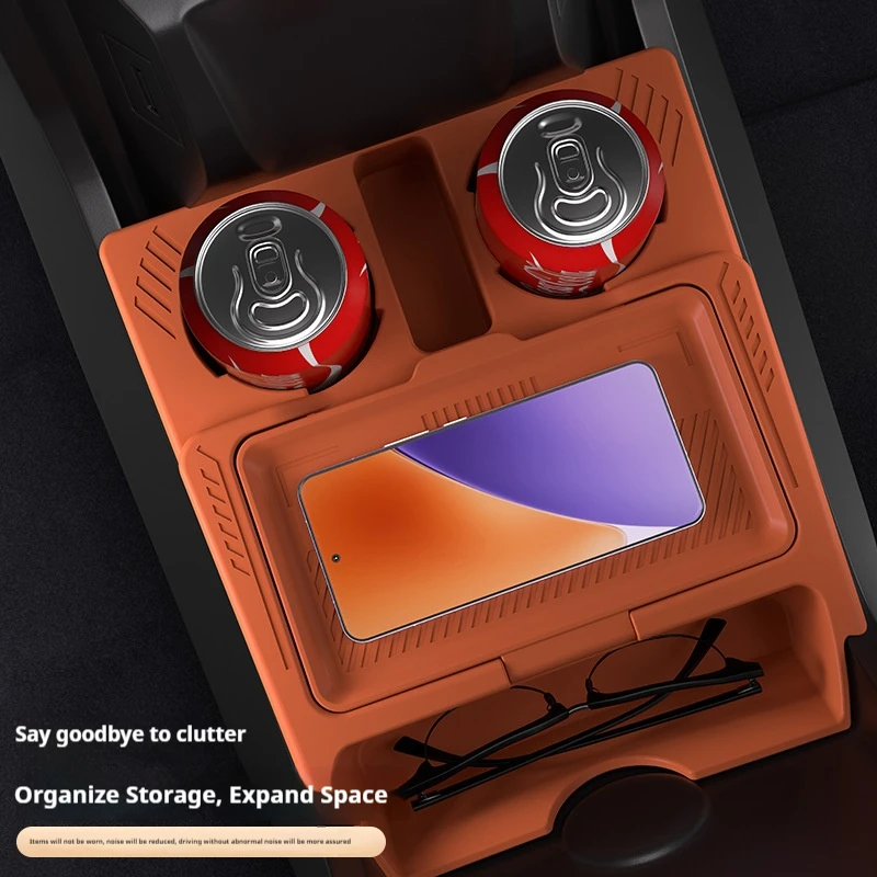 Anwendbar für Haval Big Dog 2024, Modell, zentrale Steuerung, untere Aufbewahrungsbox, Silikon-Aufbewahrungsbox, Modifikation, Autozubehör