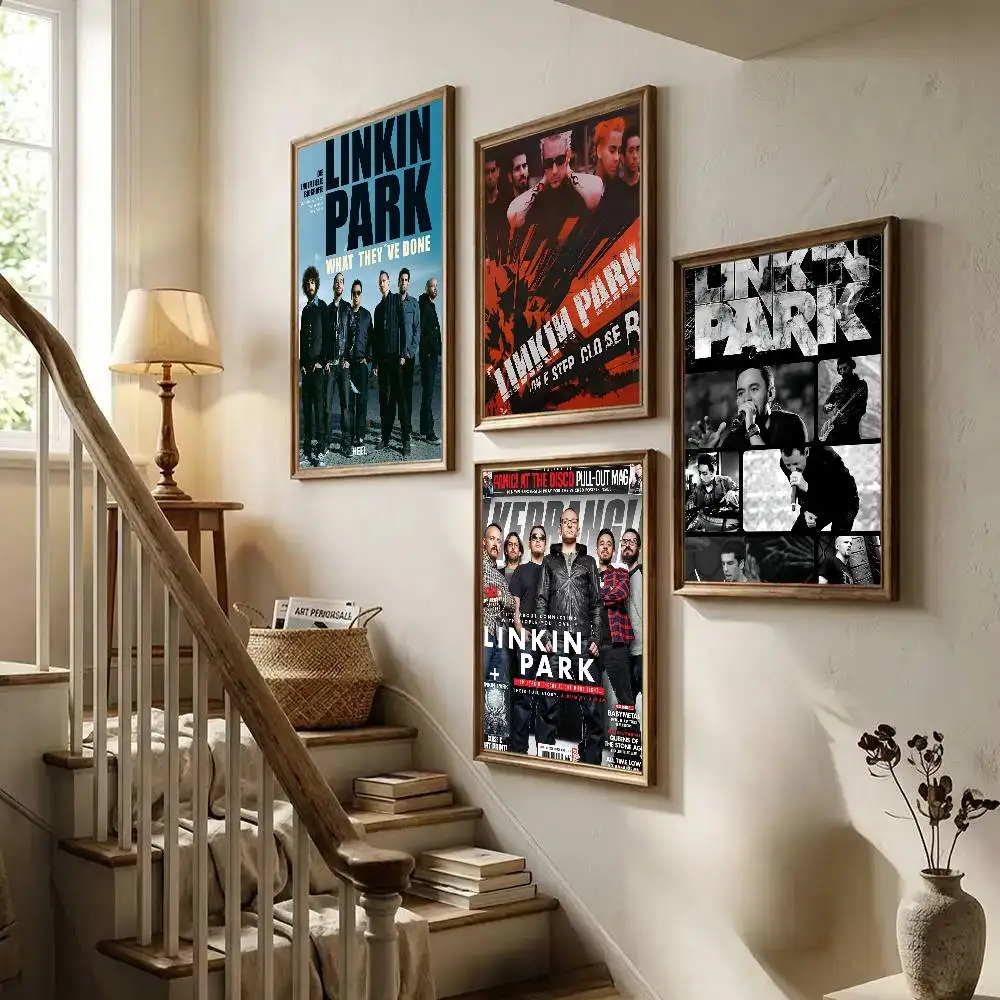 Band L-Linkin Cool P-Park Poster Art With Prints Home Bedroom Living Room Decoration Gift