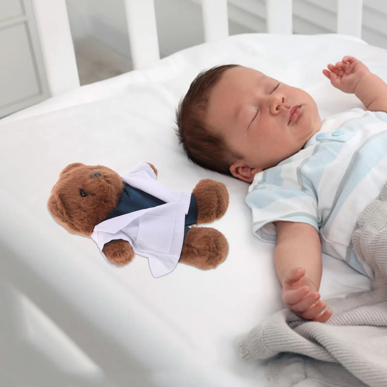 

Doctor Bear Stuffed Animal Soft Medical Uniform School Nurse Birthday Party Favor Back to School Medical Student Graduation