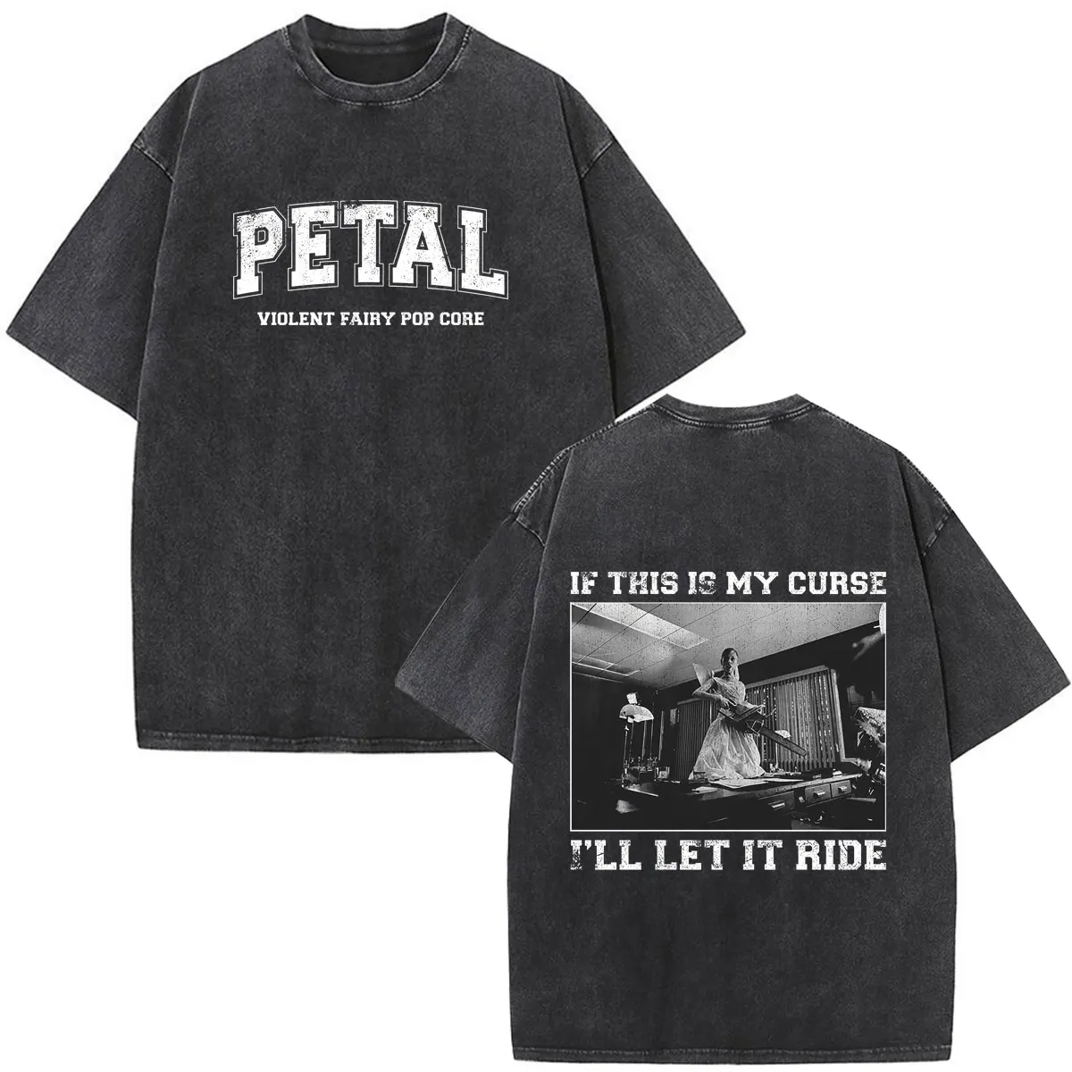 Ariana Grande Petal Core If This Is My Curse 2026 Graphic Tshirt Men Women Fashion T-shirt Cotton Casual Vintage Washed T-shirts