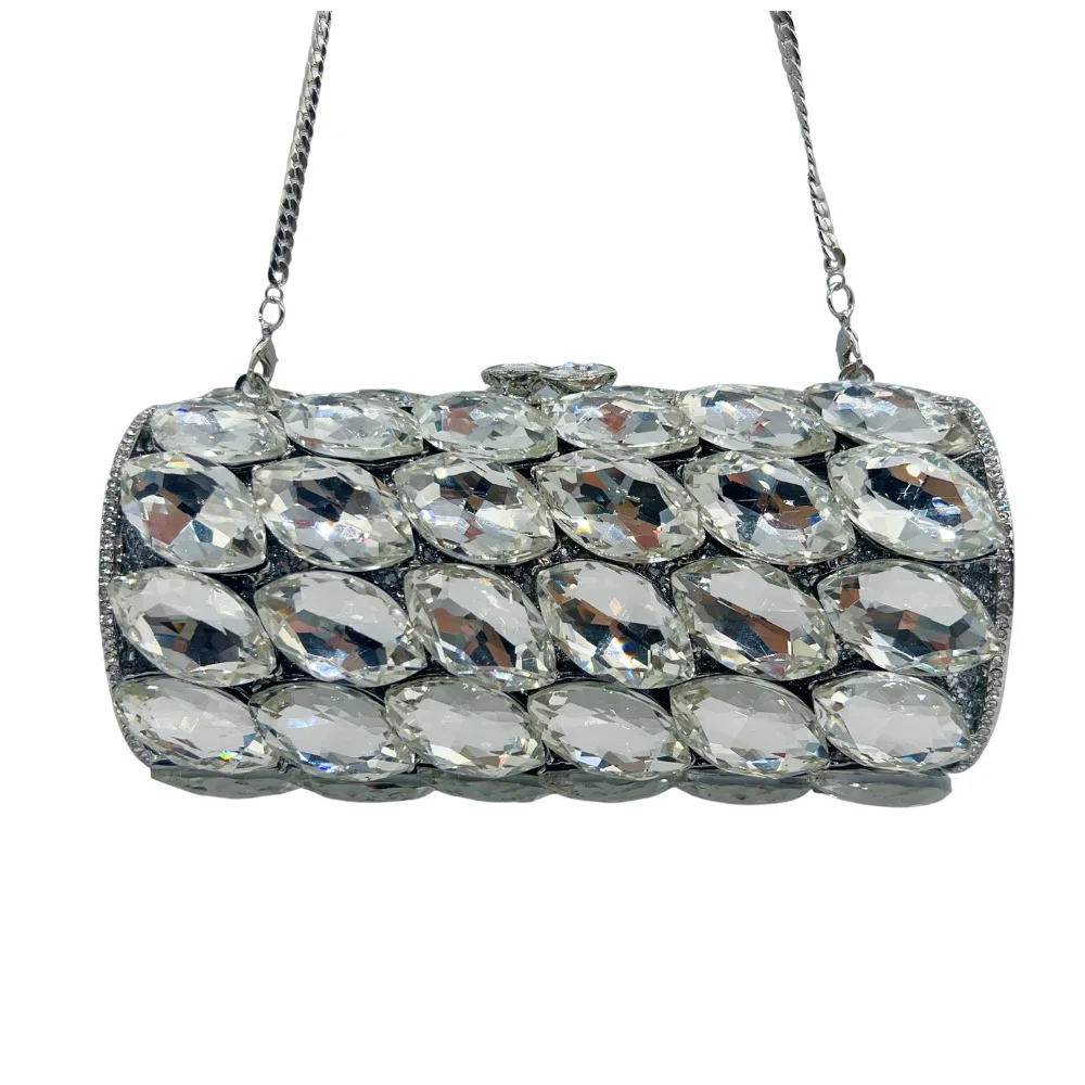 Large Crystal Handbag Wedding Party Prom Bridal Evening Bag Lady Rhinestone Purse Female Clutches Wallets Pouch