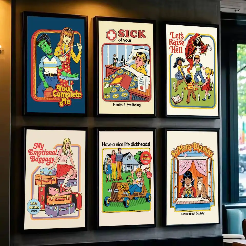 ملصق فني رعب من My First Knife Fight ستيفن رودس مع مطبوعات هدية تزيين غرفة النوم وغرفة المعيشة