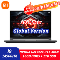 2024 Xiaomi Redmi G Pro Game Book Laptop i9-14900HX NVIDIA GeForce RTX 4060 GPU 16G+1TB 24 Cores Notebook 16inch 240Hz Gaming PC