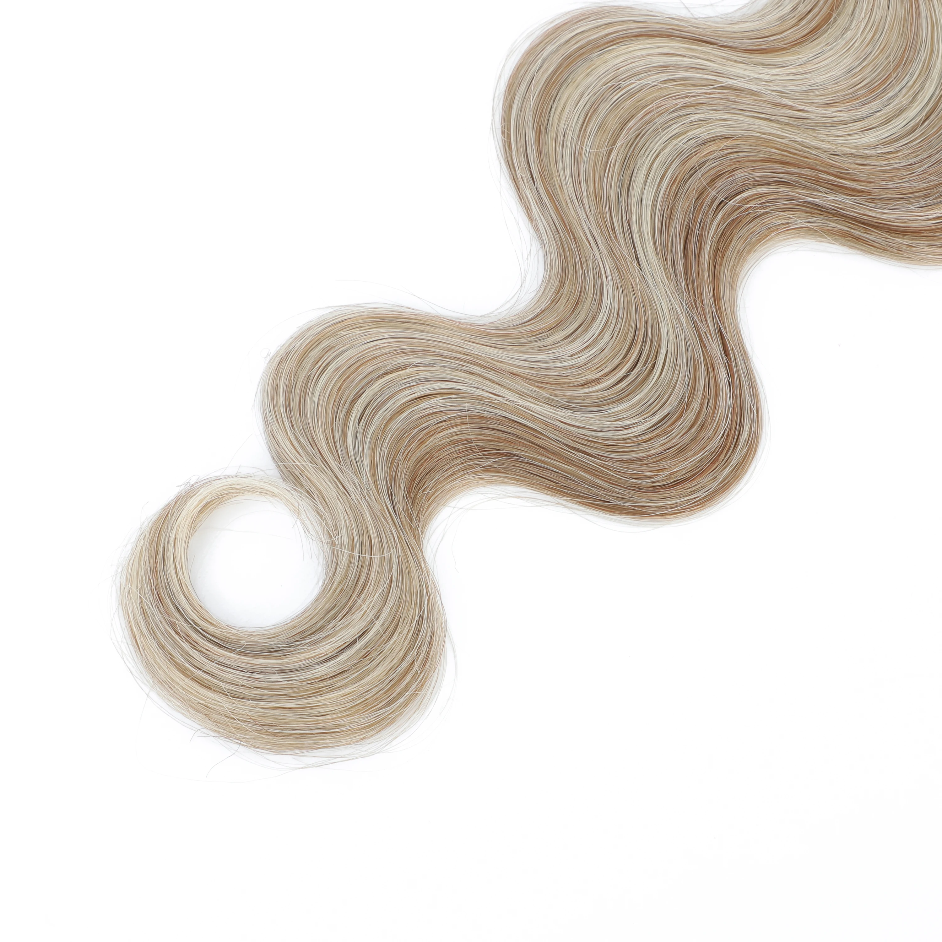 Kleurrijke Body Wave Haar Bundels 613 Piano Blonde Natuurlijke Synthetisch Haar Extensions Ombre Dikke Paardenstaart Losse Diepe Haar Weven