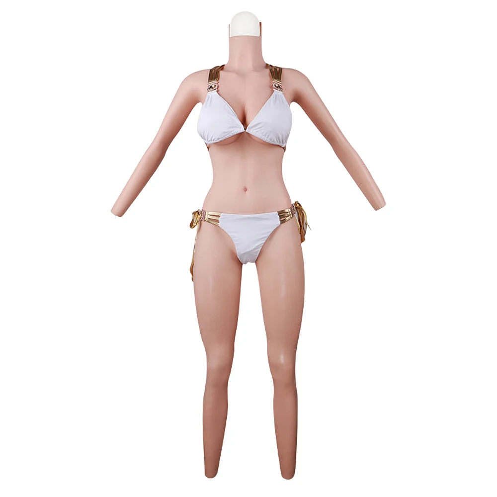 Eyung Full Body Silicone Onesie No Oil Crossdresser Sissy Shemale Drag Queen Silicone Bodysuit Silicone Breast Forms Suit
