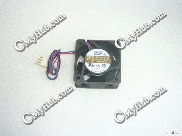 For AVC DS04020B12L 052 DC12V 0.10A 4020 4CM 40MM 40X40X20MM 3pin Cooling Fan DS04020B12L-052 DS04020B12L 052