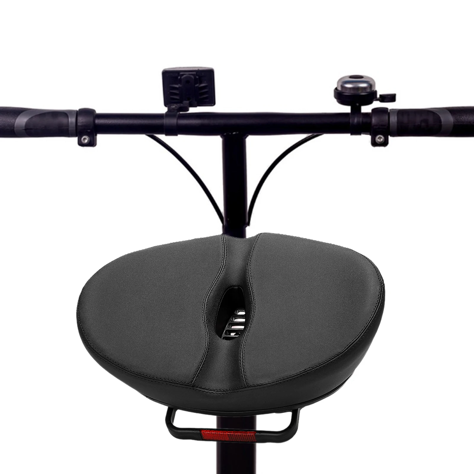 Bike Seat for Men Women, Bicycle Saddle, Soft Wide Bike Saddle Seat Large Cycling Seat Bike Seat Cushion for Exercise Bike