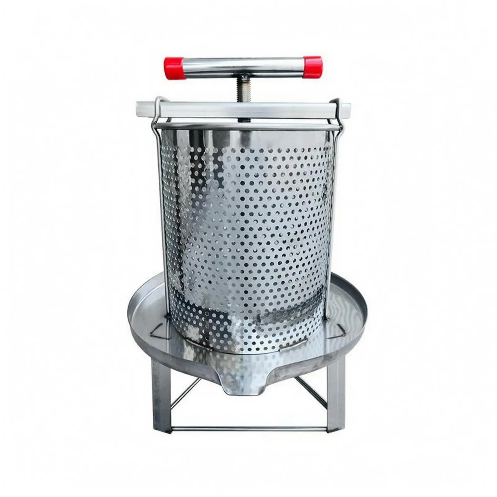 Honey Press Machine Perforated Manual Honey Press Stable Base