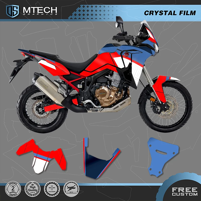 DSMTECH Custom Motorcycle Graphics Decals Stickers KitsFor HONDA 2020 2021 2022 AFRICA TWIN CRF 1100L-4