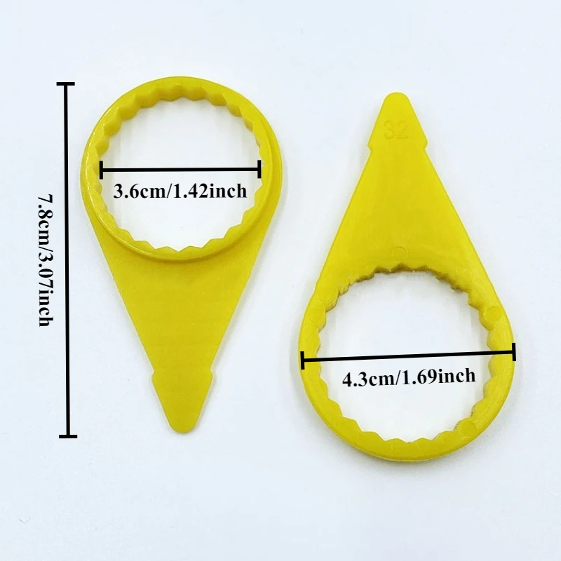 10pcs/set Checkpoint Loose Wheel Lugs Nut for 32mm 33mm Nut Wheel Tightening Loose Nut Indicator Suitable for Trucks Cars Buses