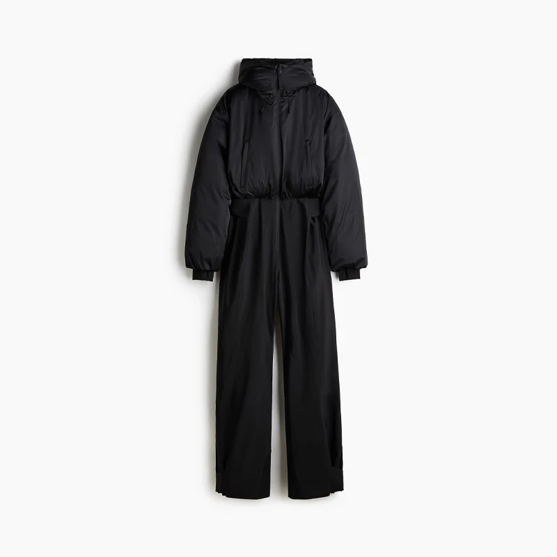 Women\'s Detachable Hooded Ski Suit Jumpsuit Winter Sports Warm Clothing Outdoors Commuter Clothes Women\'s New Casual Clothes