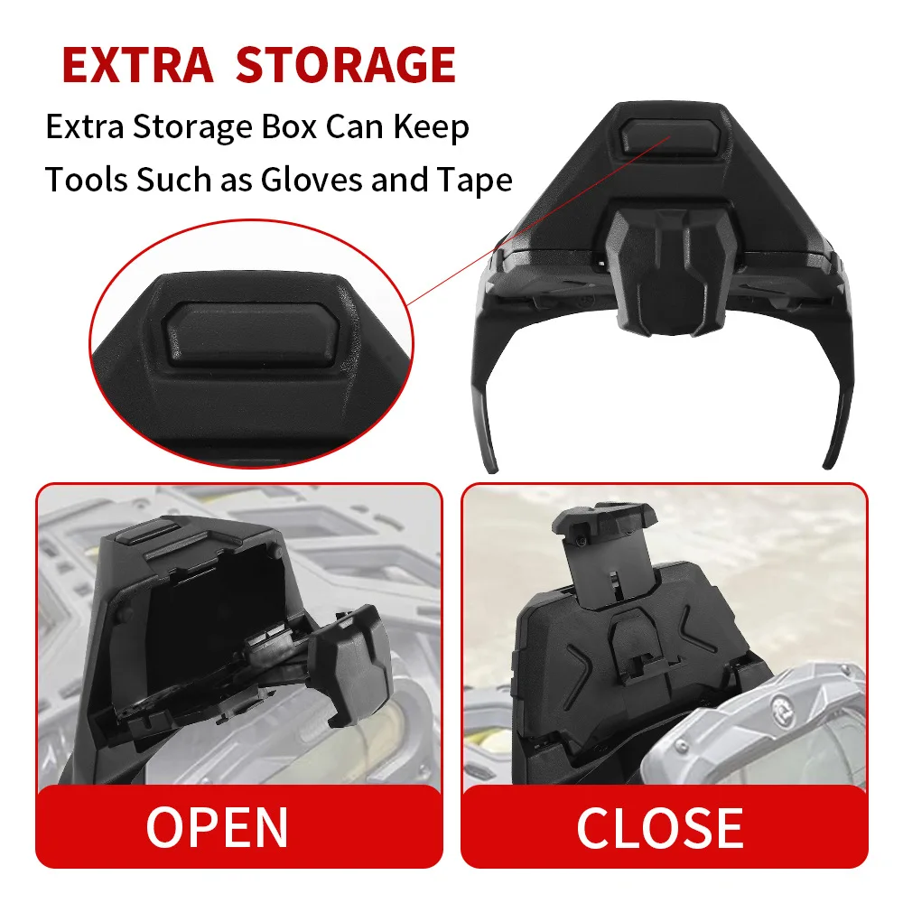 

Electronic Device Holder For Can-Am Outlander 500 650 800 1000 L MAX Smart Phone Tablet GPS Holder Mount With Storage Box