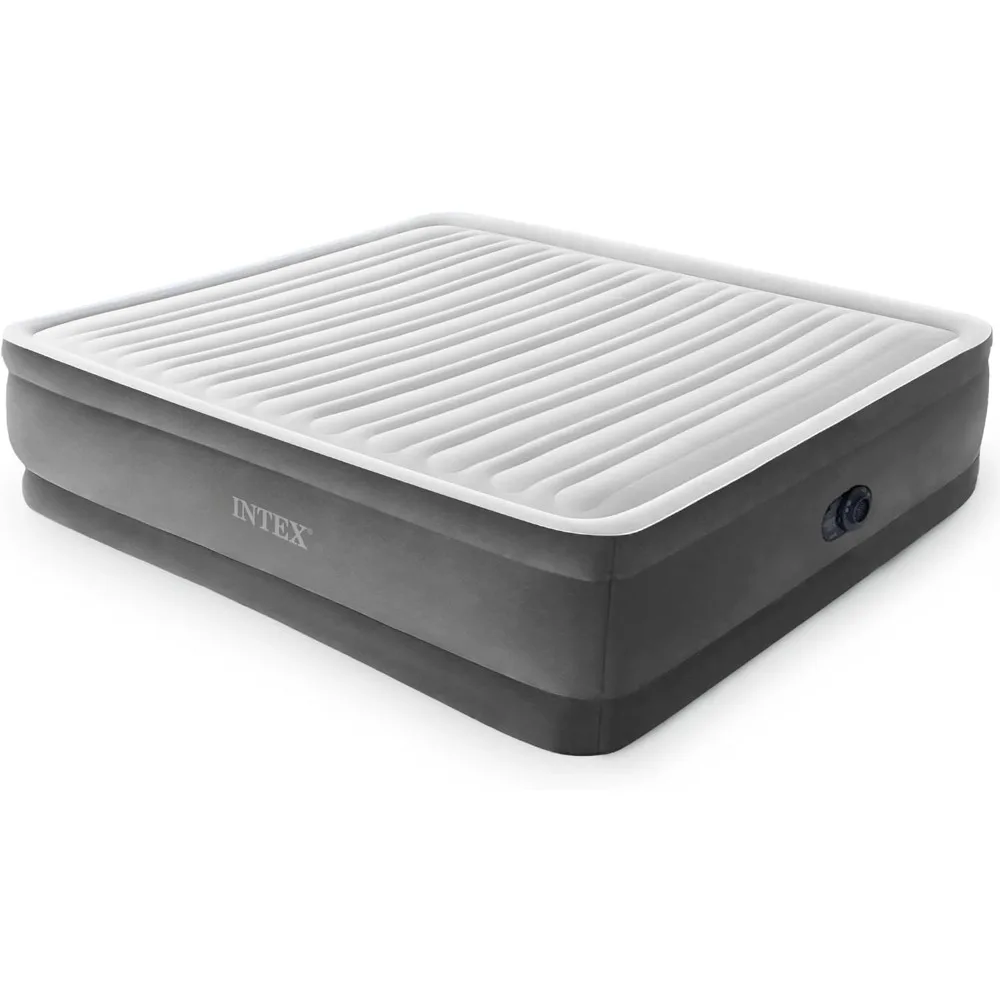 

Comfort Dura-Beam Airbed Internal Electric Pump Bed Height Elevated