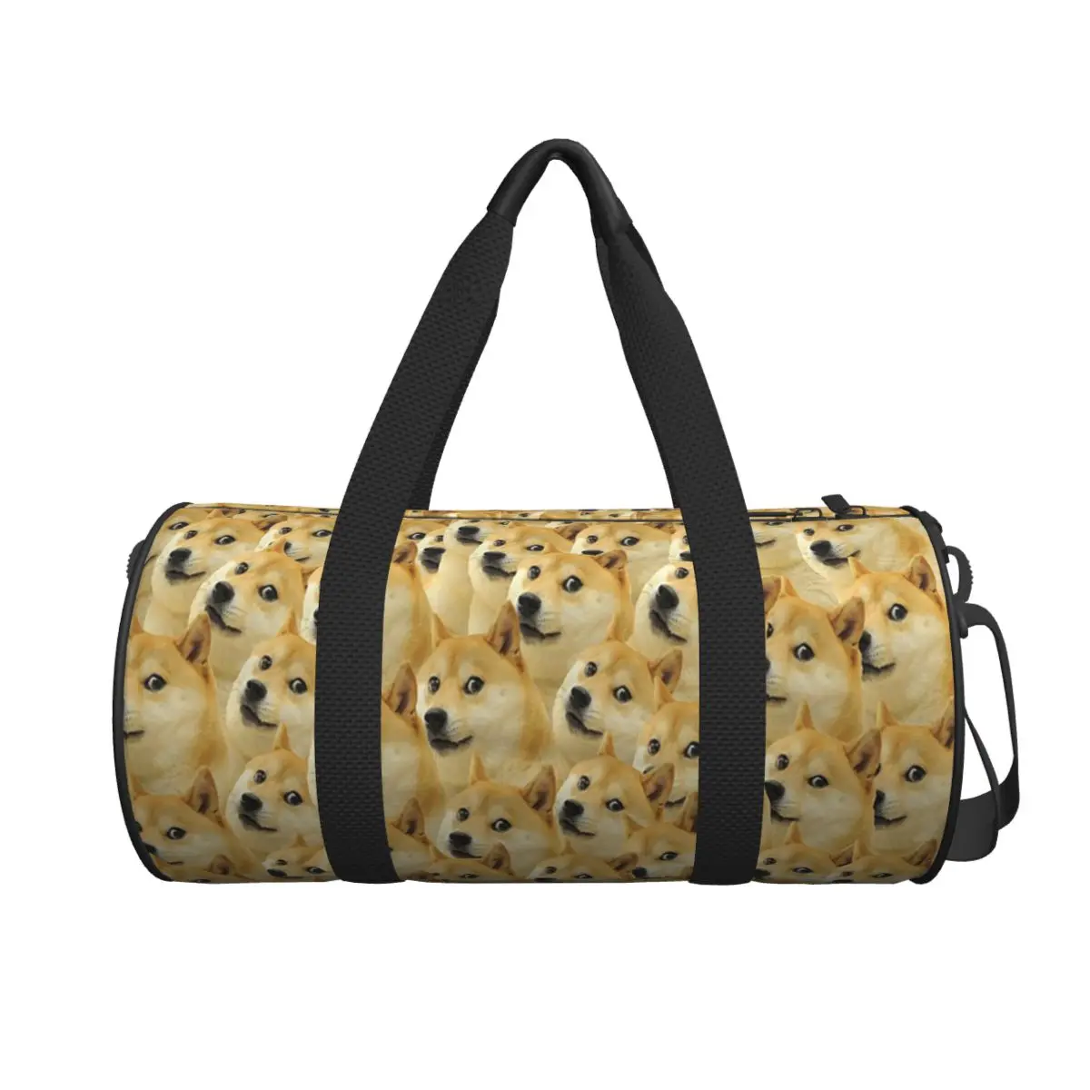 

Doge Wow Pattern Shiba Inu Doggo Dog Meme Montage Большая спортивная сумка Водонепроницаемая дорожная сумка Duffle Сумки для фитнеса