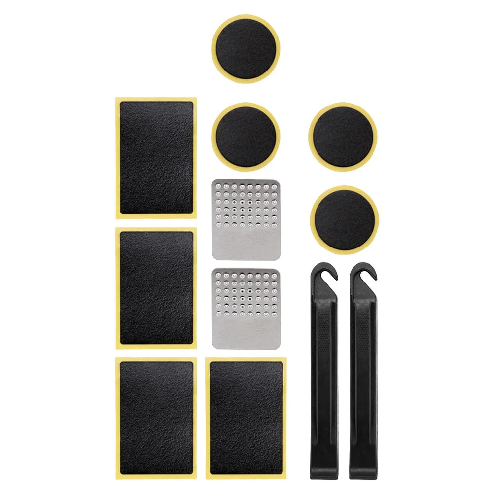 

1 set 1 Set No Glue Tire Patch Kit Bike Repair Tool Portable Puncture Repair Kits Bike Accessories Supplies Cycling Essential