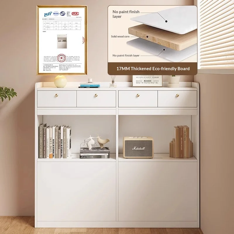 Any Size Custom Full Aluminum Panel Narrow Storage Cabinet Bedroom Bed End Slim Cabinet Home Wall Side Bedside Eco Friendly Shel
