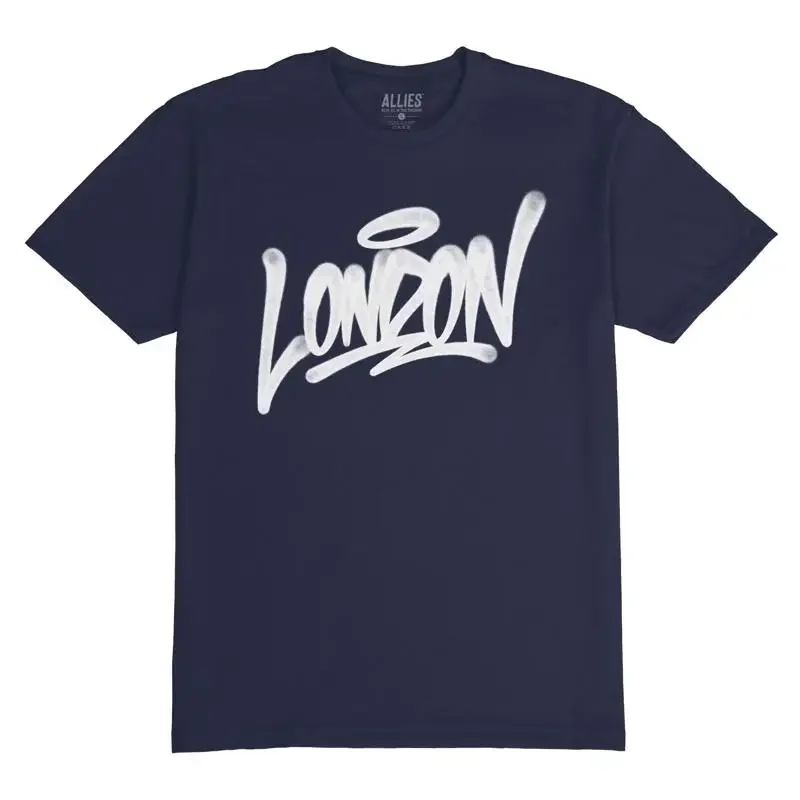London Handstyle T Shirt Men's Graffiti Street Art Design Perfect for Natives Travelers Lovers