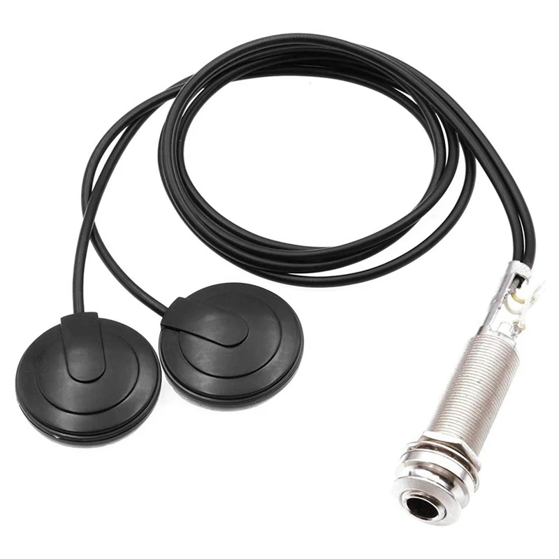 Pastillas de guitarra acústica eléctrica, transductor piezoeléctrico, micrófono de contacto para guitarra, violín, ukelele, mandolina, Banjo, Violonchelo