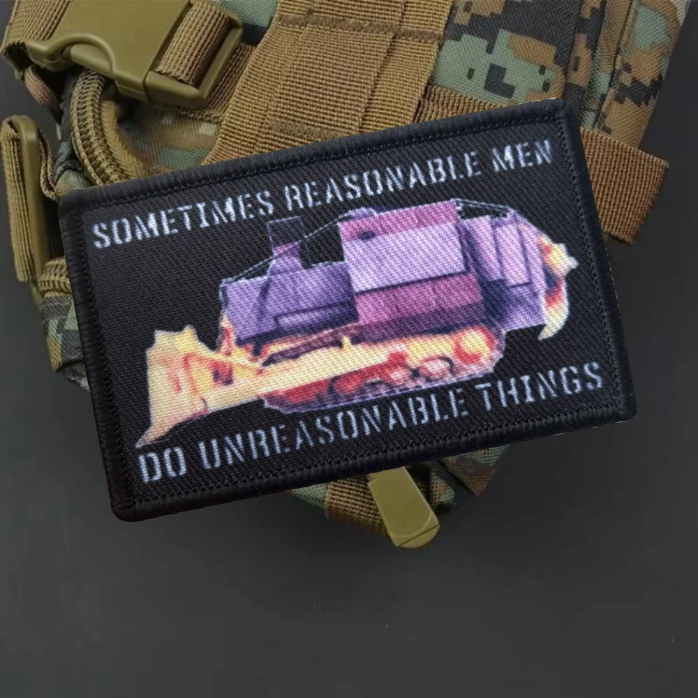 Parche táctico Killdozer con velcro – Insignia de moral para mochila - imagen 4
